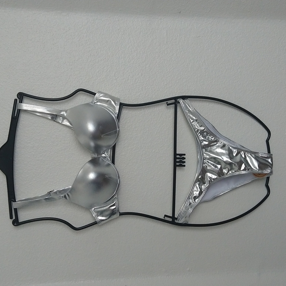 Silver bikini